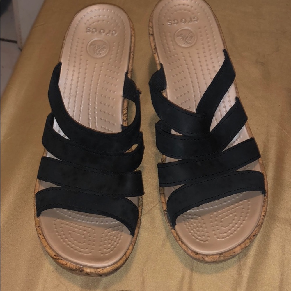 Crocs women sandals size 8 w